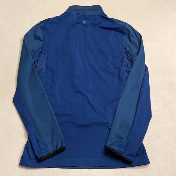 9. Men’s quarter zip lululemon pullover blue performance wear - Picture 1 of 9